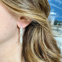 Lade das Bild in den Galerie-Viewer, Gliederohrringe STOLL - Silber