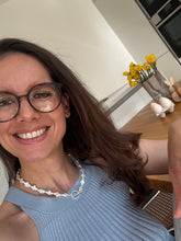 Lade das Bild in den Galerie-Viewer, Süßwasserzuchtperlen Kette Cross Shape
